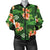 Hibiscus Pattern Print Design HB05 Women Bomber Jacket