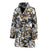 Peony Pattern Print Design PE06 Women Bathrobe