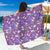 Iris Pattern Print Design IR09 Sarong Pareo Wrap