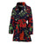 Poinsettia Pattern Print Design POT02 Women Bathrobe