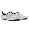 Daisy Pattern Print Design DS012 Aqua Water Shoes