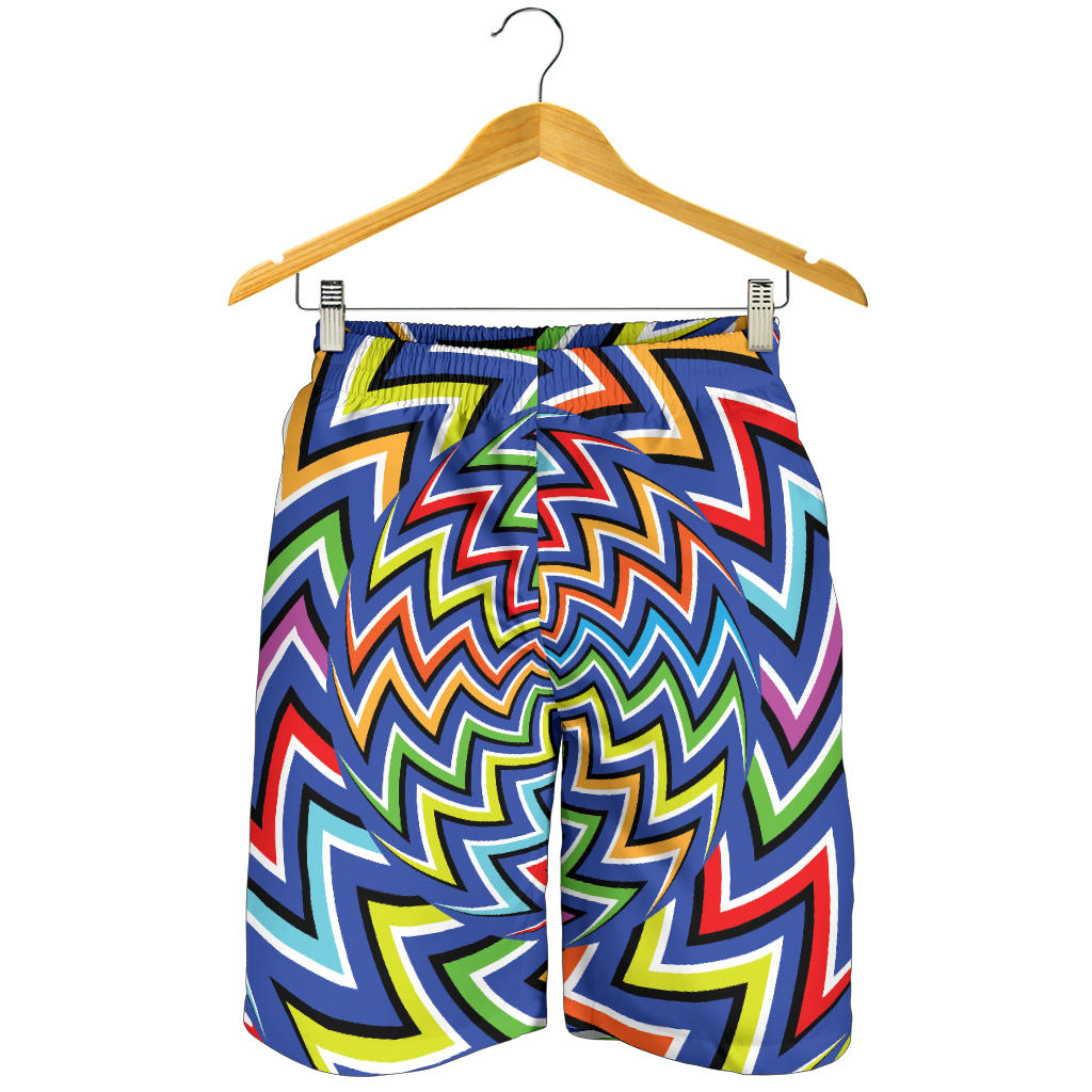 Optical illusion Pattern Print Design A02 Mens Shorts