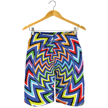 Optical illusion Pattern Print Design A02 Mens Shorts