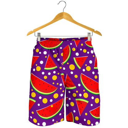 Watermelon Pattern Print Design WM010 Mens Shorts