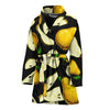 Pear Pattern Print Design PE01 Women Bathrobe