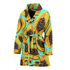 Papaya Pattern Print Design PP03 Women Bathrobe