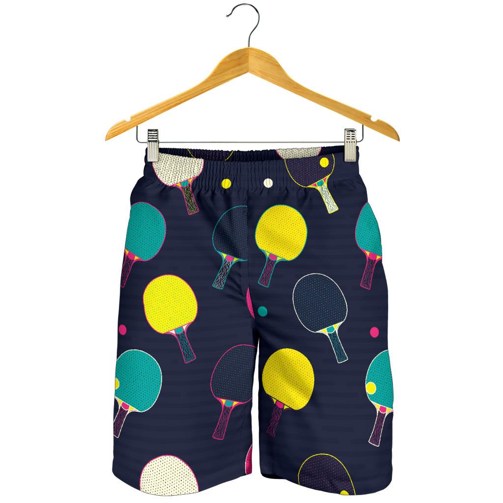 Ping Pong Pattern Print Design A04 Mens Shorts