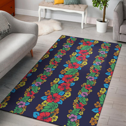 Hawaiian Themed Pattern Print Design H03 Area Rugs
