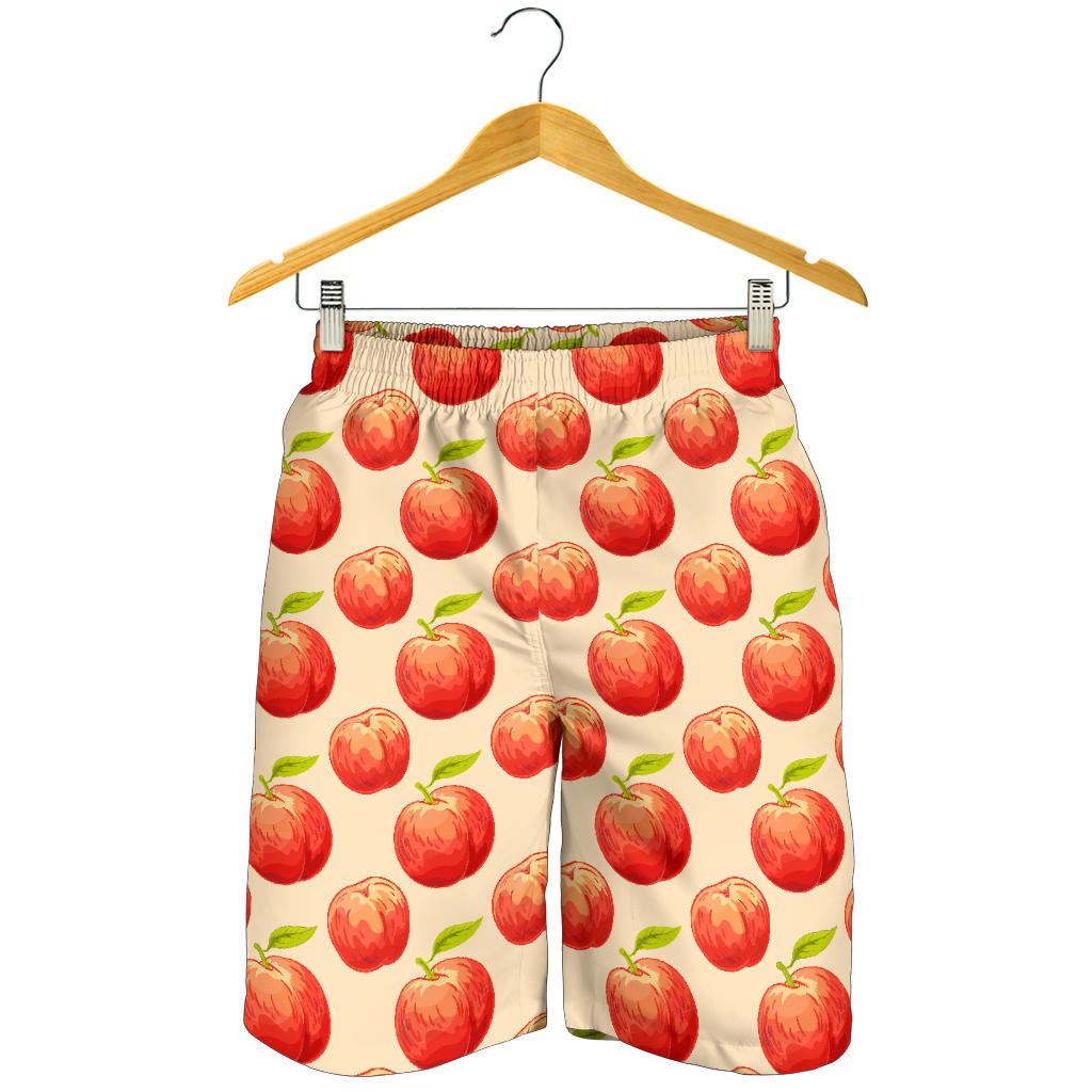 Peach Pattern Print Design A03 Mens Shorts