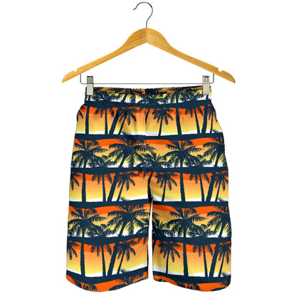 Palm Tree Pattern Print Design PT011 Mens Shorts