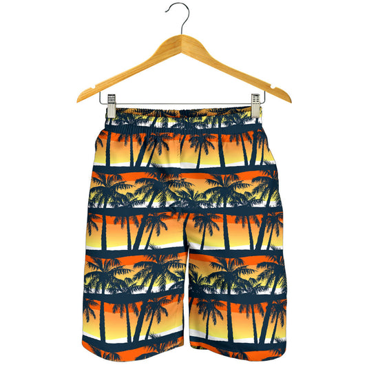 Palm Tree Pattern Print Design PT011 Mens Shorts