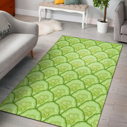 Cucumber Pattern Print Design CC04 Area Rugs