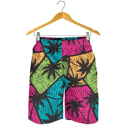 Palm Tree Pattern Print Design PT09 Mens Shorts