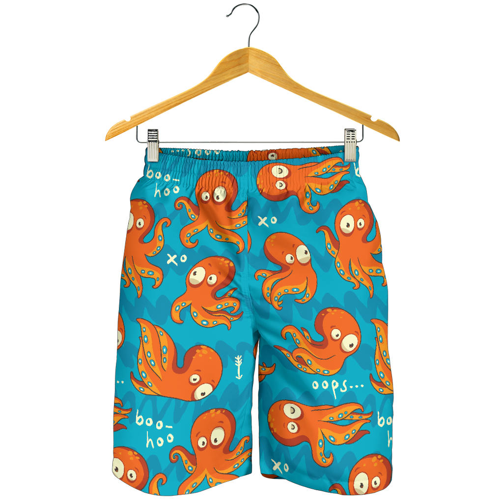 Octopus Pattern Print Design A02 Mens Shorts