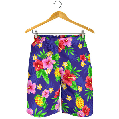 Hawaiian Themed Pattern Print Design H05 Mens Shorts