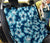 Blue Hibiscus Pattern Print Design HB011 Rear Dog  Seat Cover