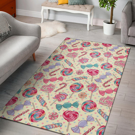Candy Pattern Print Design CA04 Area Rugs