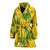 Tulip Yellow Pattern Print Design TP010 Women Bathrobe