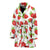 Strawberry Pattern Print Design SB07 Women Bathrobe