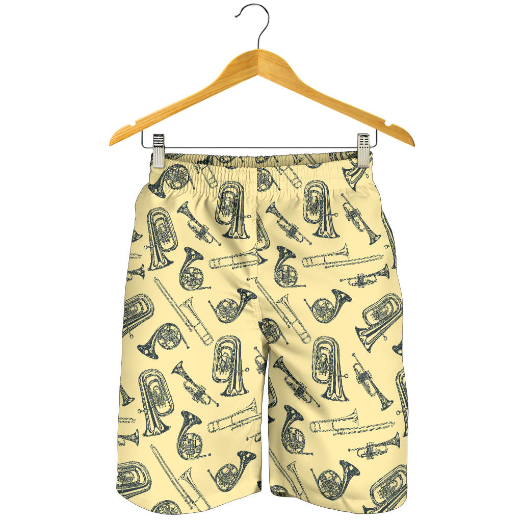 Tuba Pattern Print Design 01 Mens Shorts