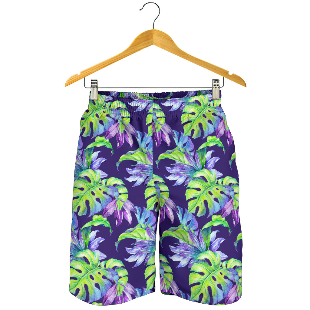 Tropical Flower Pattern Print Design TF019 Mens Shorts