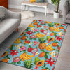 Tropical Fruits Pattern Print Design TF01 Area Rugs