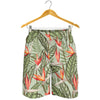 Bird Of Paradise Pattern Print Design BOP08 Mens Shorts