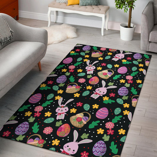 Easter Eggs Pattern Print Design RB05 Area Rugs