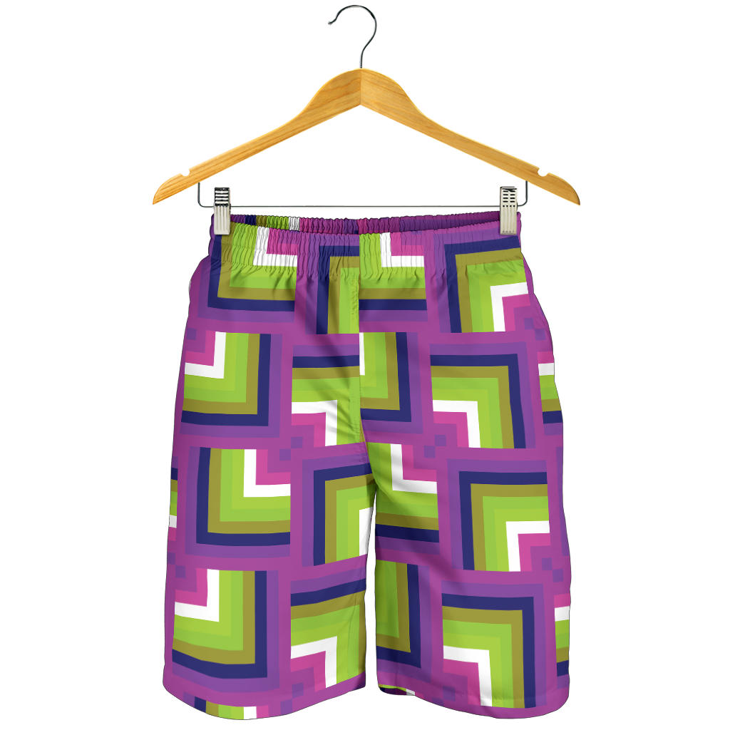 Optical illusion Pattern Print Design A05 Mens Shorts