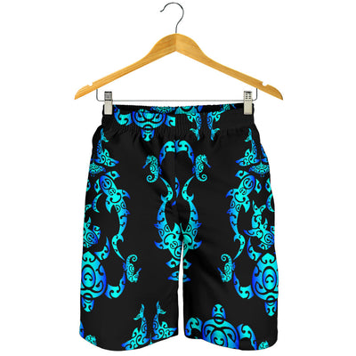 Sea turtle Polynesian Tribal Hawaiian Mens Shorts