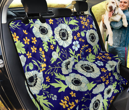 Anemone Pattern Print Design AM06 Rear Dog  Seat Cover