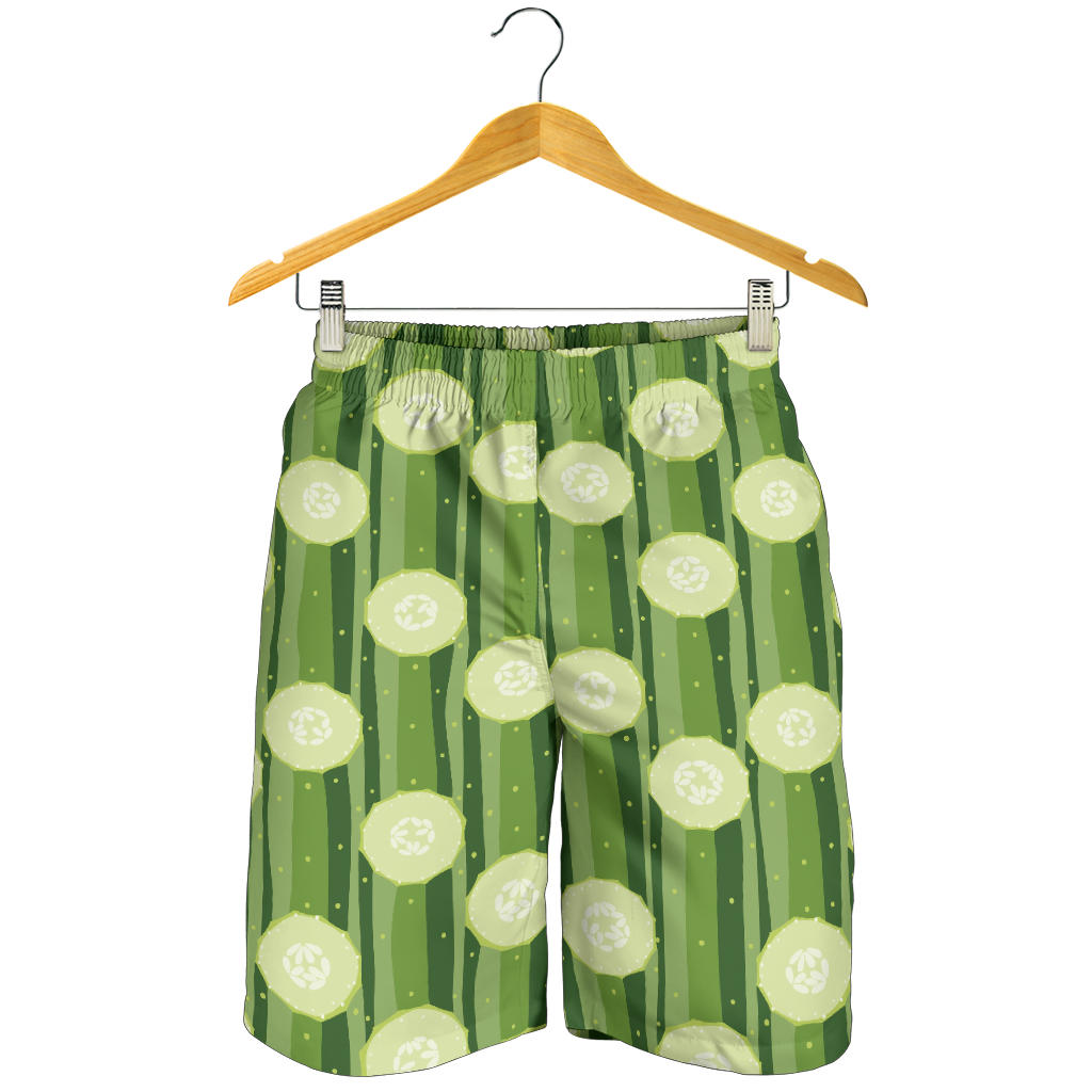 Cucumber Pattern Print Design CC03 Mens Shorts