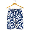 Hibiscus Pattern Print Design HB031 Mens Shorts