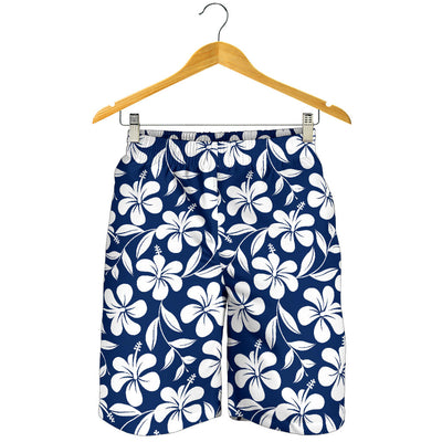 Hibiscus Pattern Print Design HB031 Mens Shorts