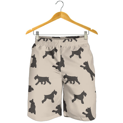 Schnauzers Pattern Print Design A06 Mens Shorts