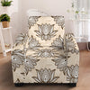 lotus Boho Pattern Print Design LO05 Armchair Slipcover