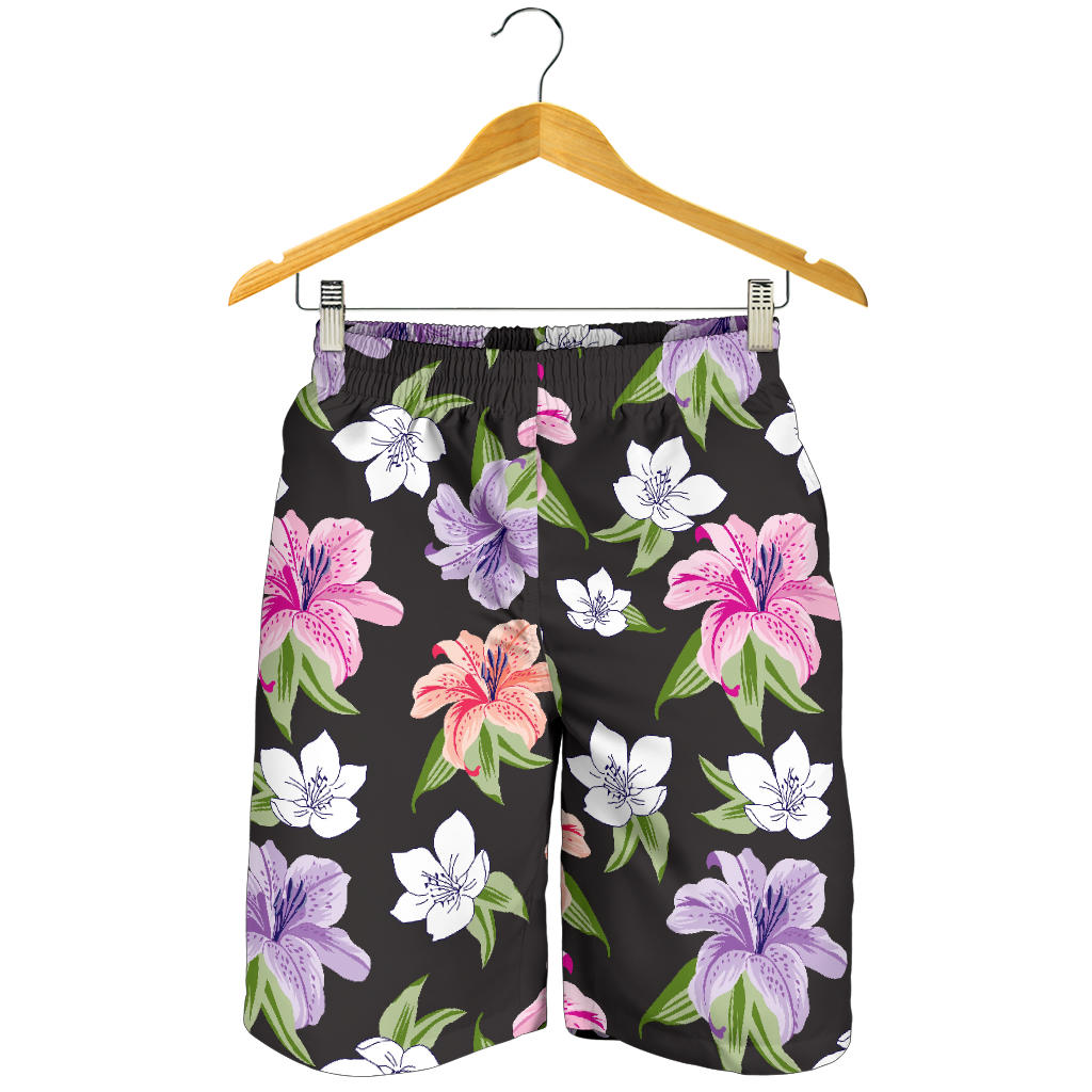 Lily Pattern Print Design LY02 Mens Shorts