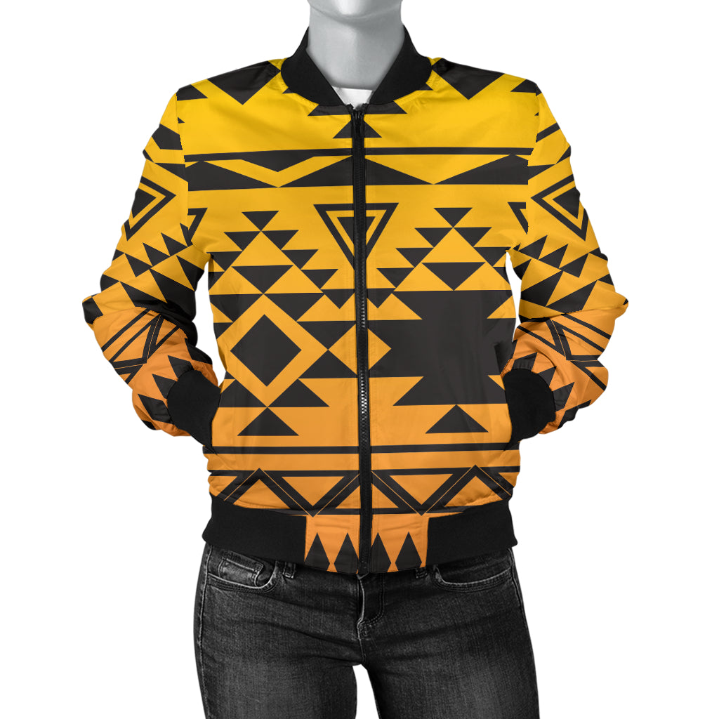 Rastafarian Pattern Print Design A04 Women's Bomber Jacket