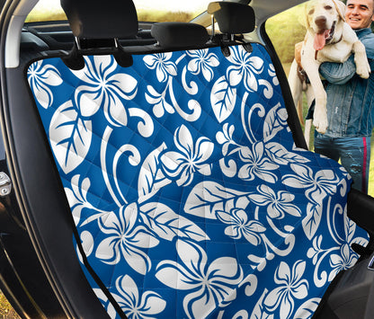 Plumeria Pattern Print Design PM013 Rear Dog  Seat Cover