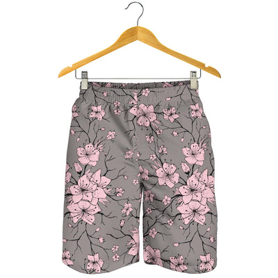 Cherry Blossom Pattern Print Design CB05 Mens Shorts