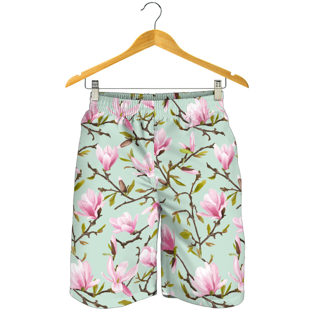 Magnolia Pattern Print Design MAG04 Mens Shorts