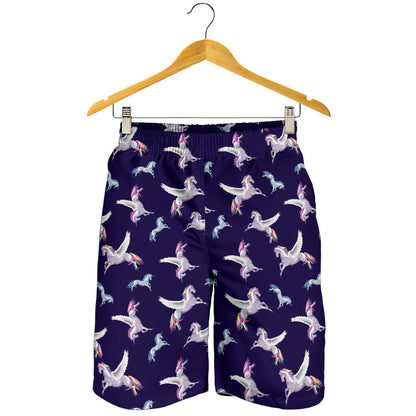 Pegasus Pattern Print Design 02 Mens Shorts