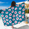 Cherry Blossom Pattern Print Design CB08 Sarong Pareo Wrap