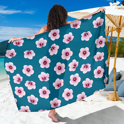 Cherry Blossom Pattern Print Design CB08 Sarong Pareo Wrap