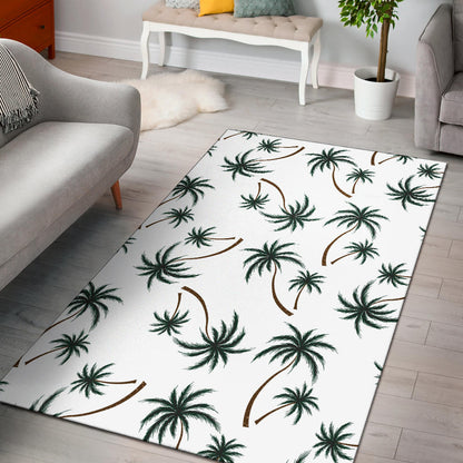 Palm Tree Pattern Print Design PT07 Area Rugs
