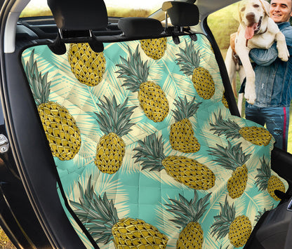 Pineapple Pattern Print Design PP03 Rear Dog  Seat Cover