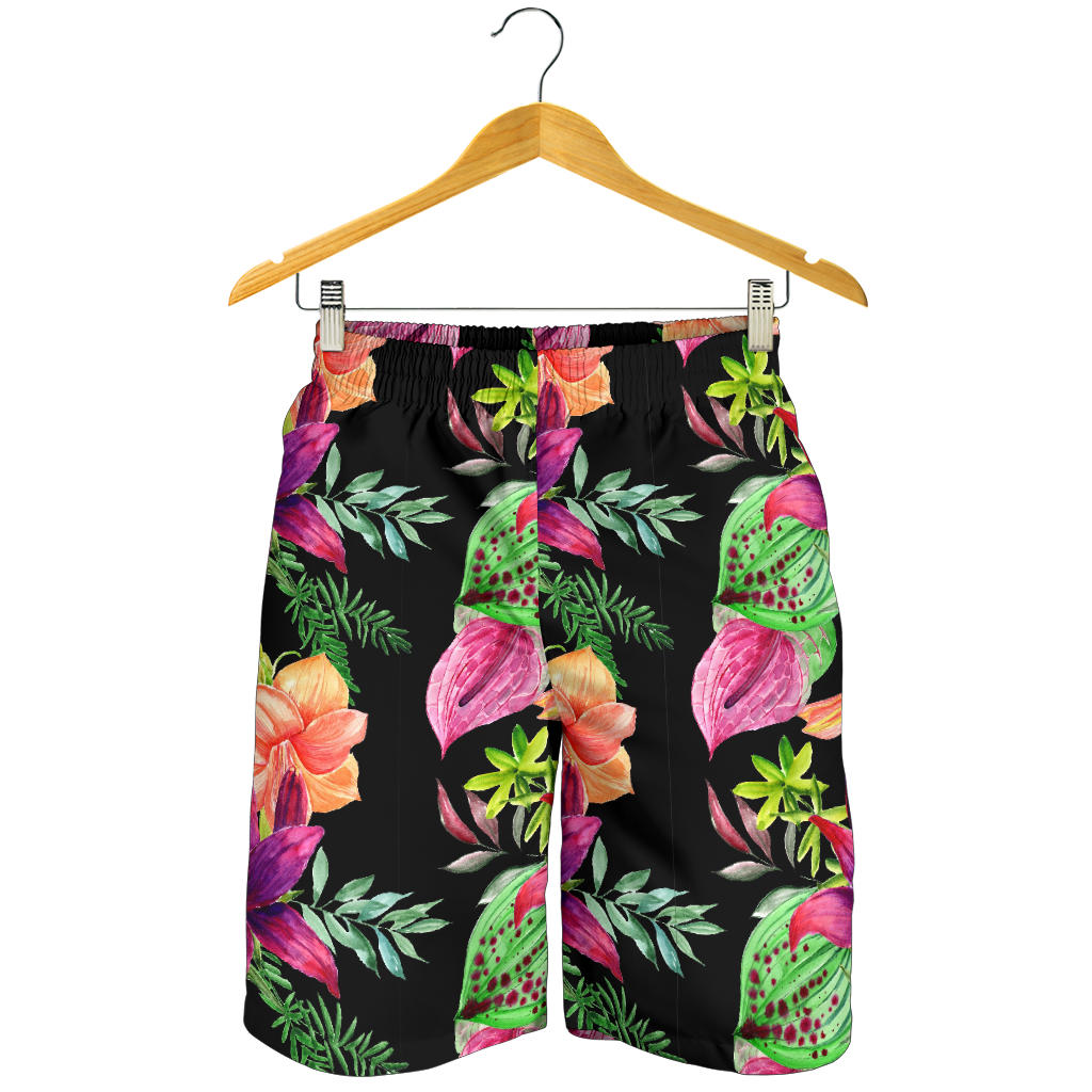 Amaryllis Pattern Print Design AL09 Mens Shorts