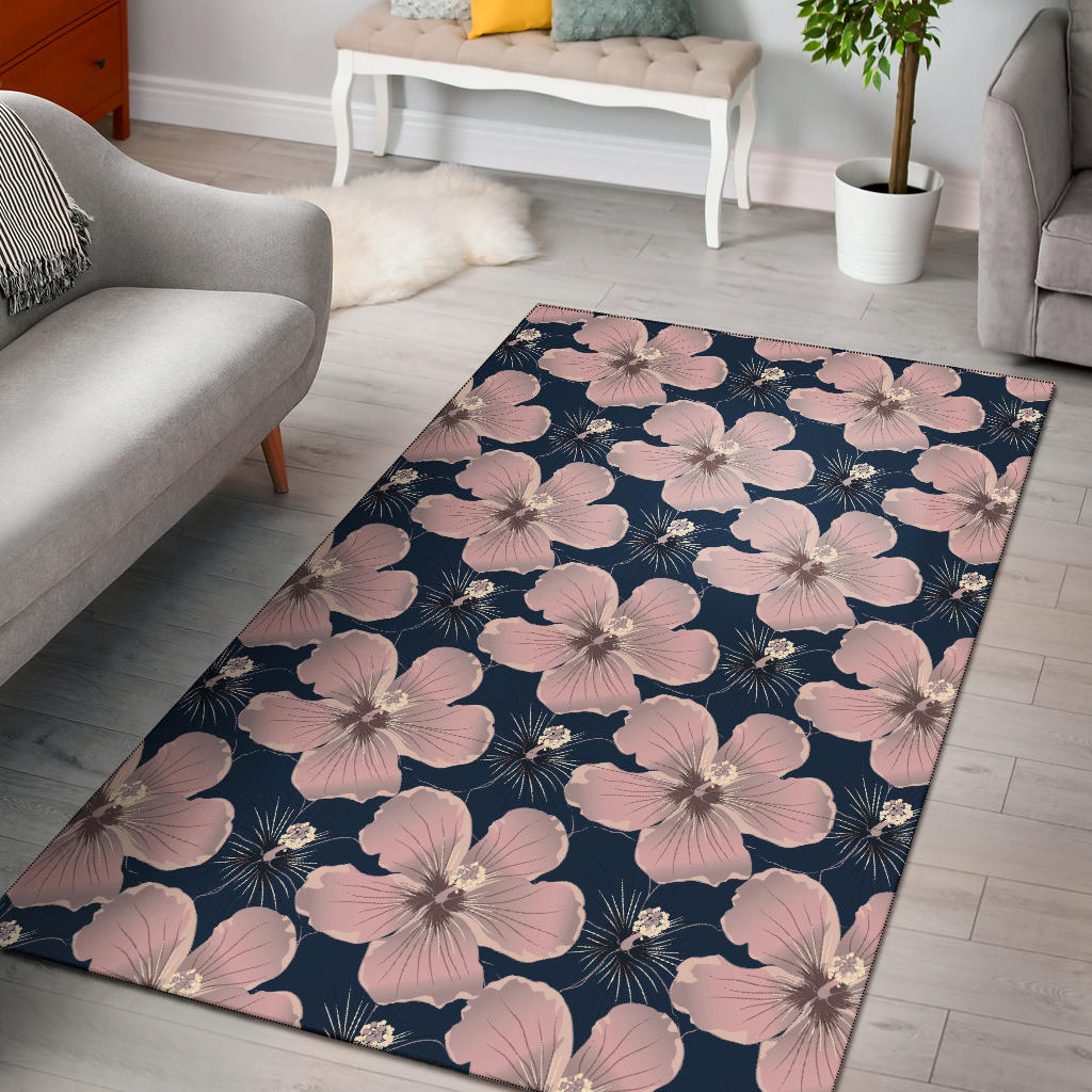 Plumeria Pattern Print Design PM018 Area Rugs