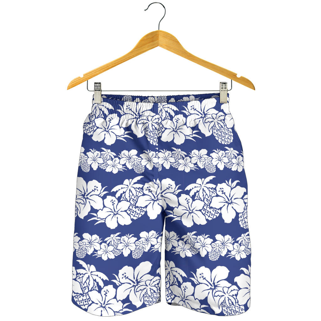 Hawaiian Themed Pattern Print Design H07 Mens Shorts