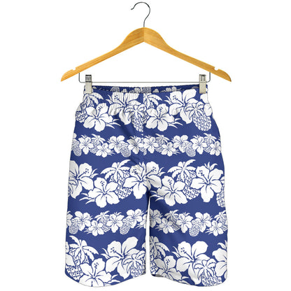 Hawaiian Themed Pattern Print Design H07 Mens Shorts